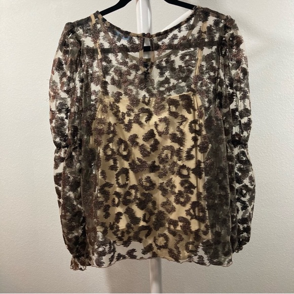 Eva Franco Anthropologie Top Size Large - Picture 6 of 6